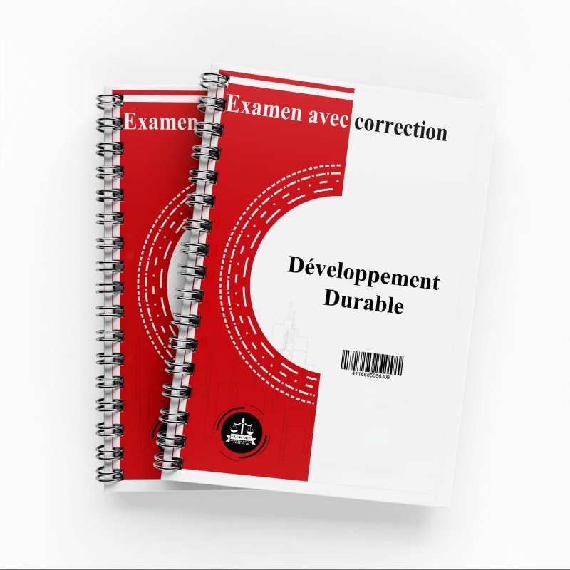 Examen Avec Correction "Développement Durable"