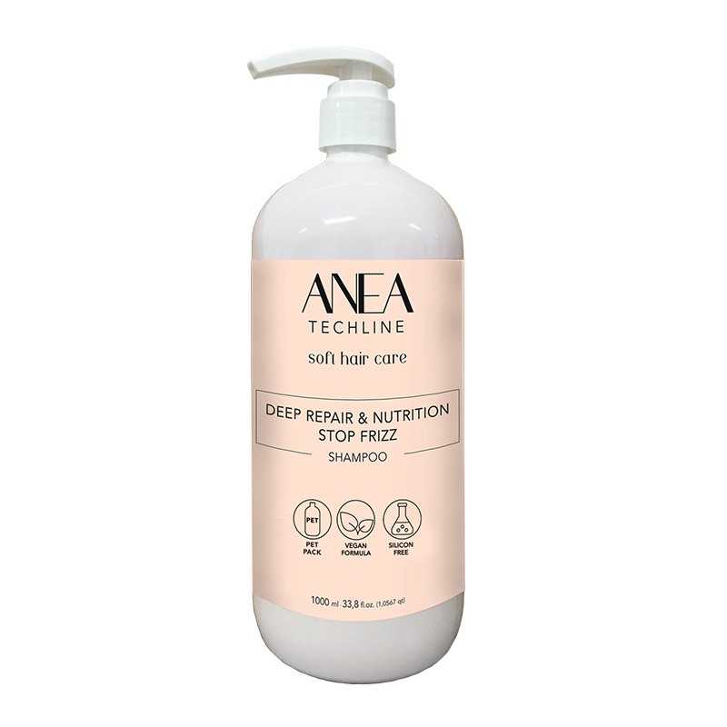 Anea Techline Shampoing Deep Repair & Nutritionn Stop Frizz 1000 ml