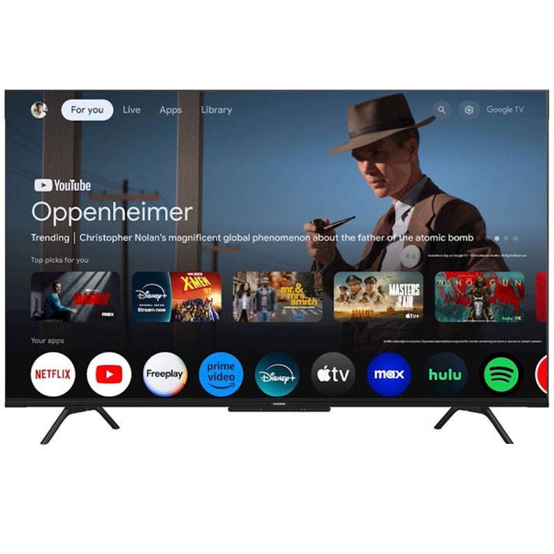 TV TELEFUNKEN 65'' Smart Google Tv G4E 4K UHD + Récepteur intégré MATTE SCREEN
