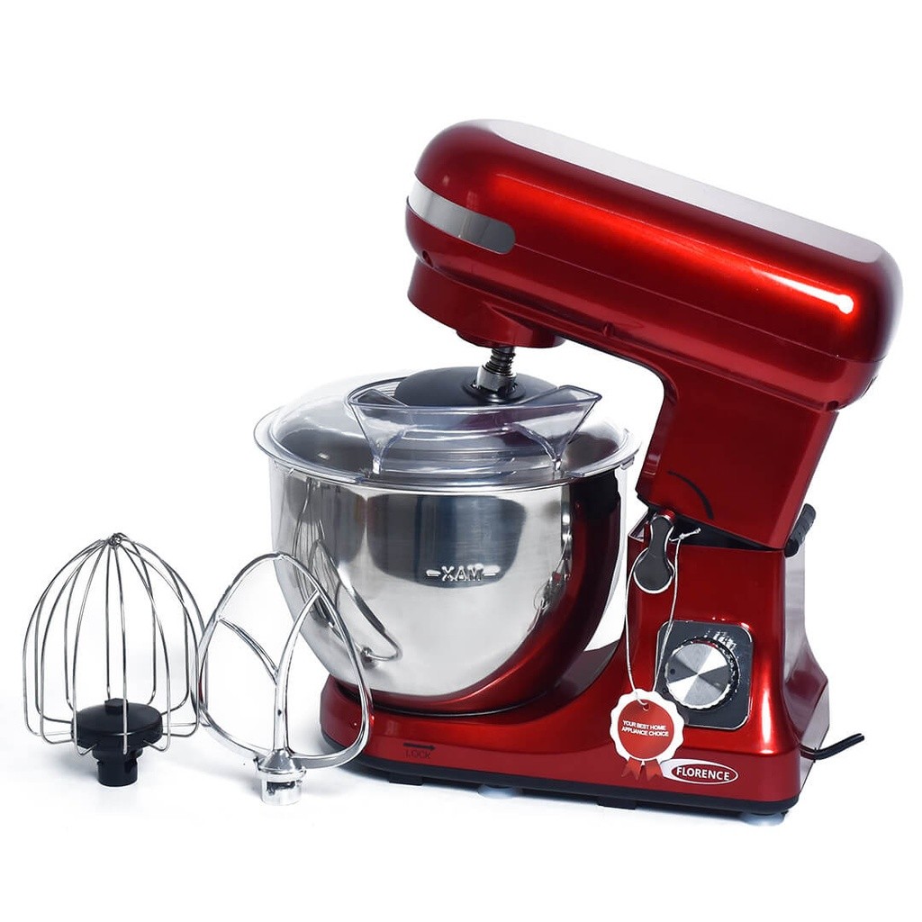 Robot Pétrin 5L 1500W Florence MK-3705 - Rouge