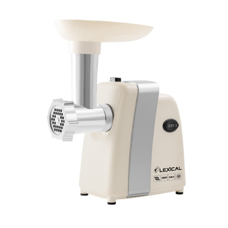 Hachoir à Viande 700W Beige - Lexical LMG-2010