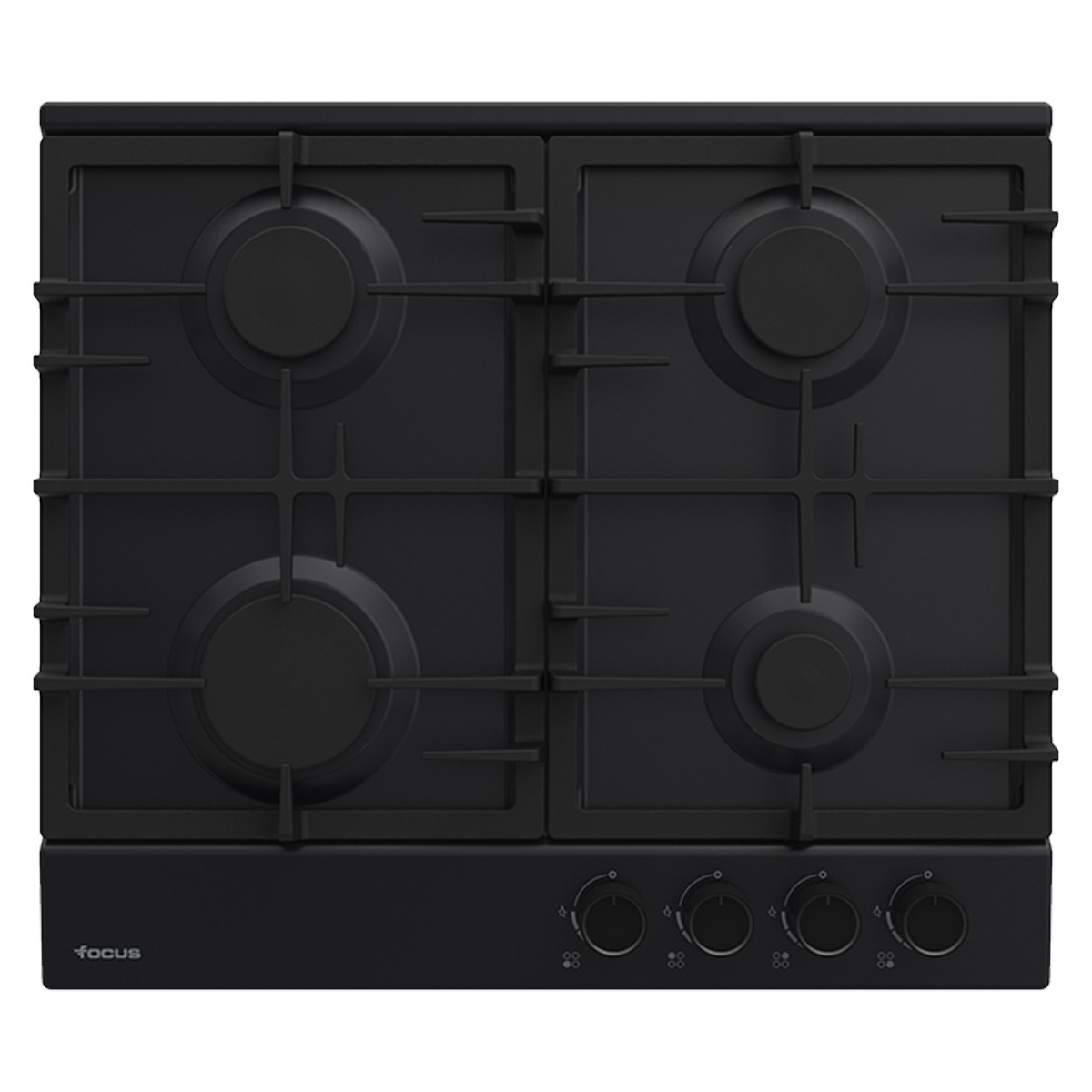 Plaque De Cuisson Encastrable FOCUS F408B 4 Feux 60 cm - Noir