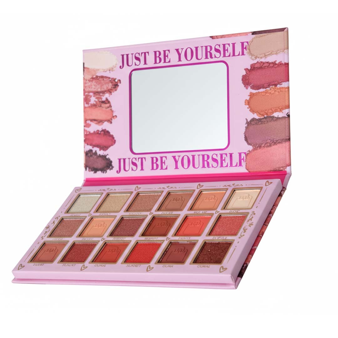 Palette Fards à Paupières BELZGIMEE -Just Be Yourself– 18 Couleurs