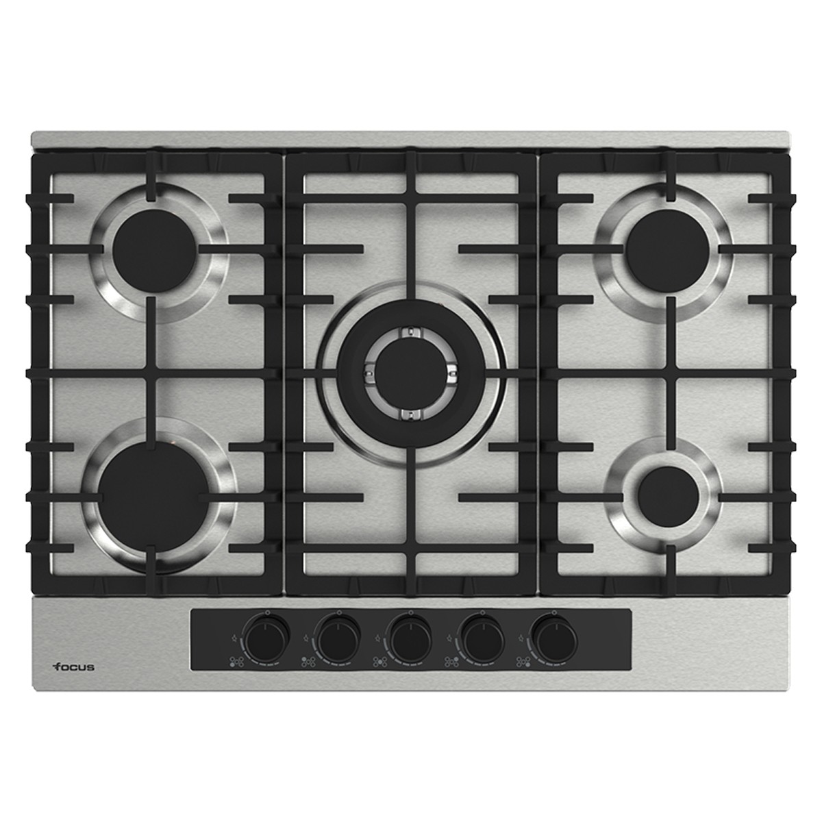Plaque de Cuisson Encastrable FOCUS F403X 5 Feux 70 cm - Inox