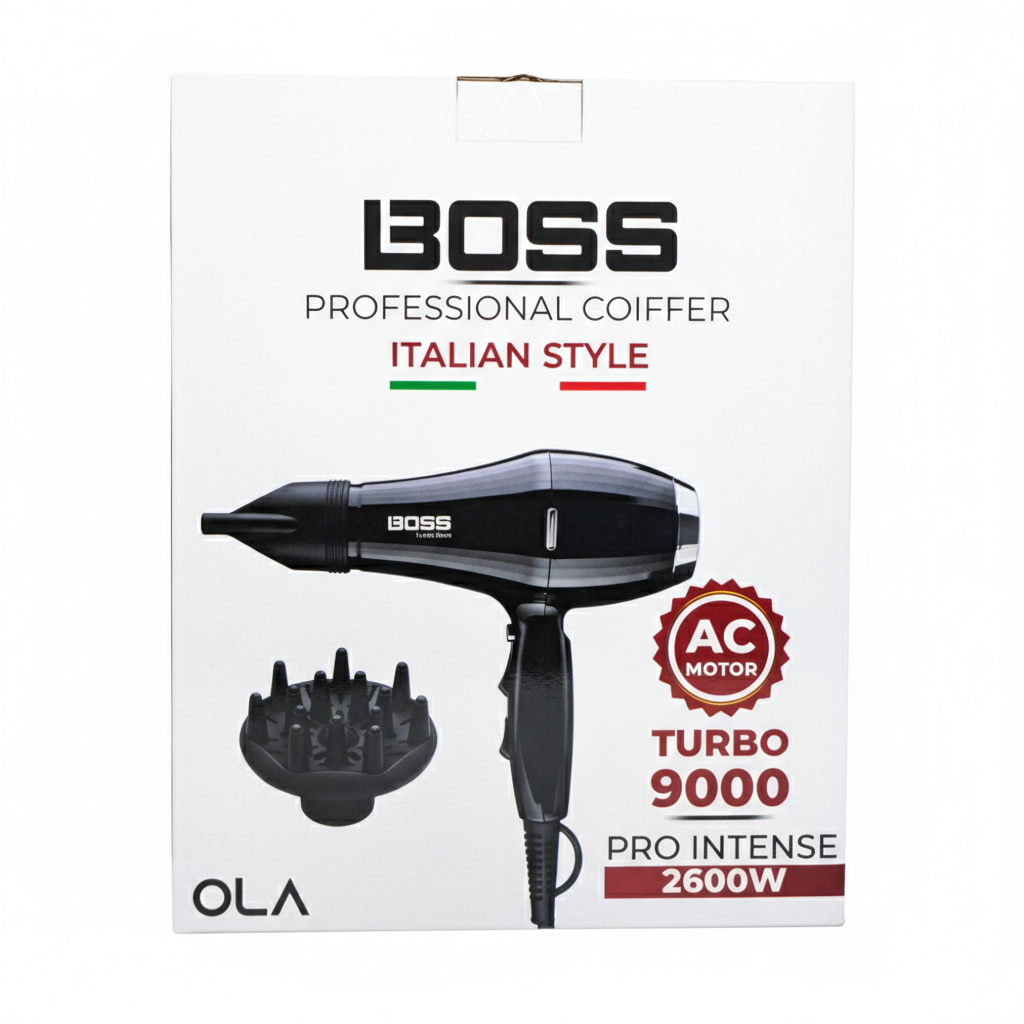 Sèche Cheveux Professionnelle OLA 2600W Noir