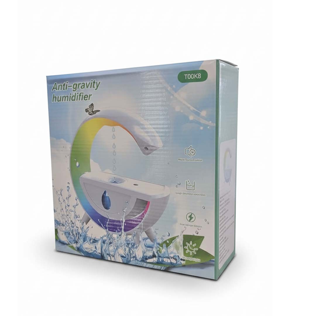Diffuseur D'arômes Anti-Gravité avec Haut-parleur Bluetooth & Lumière RGB
