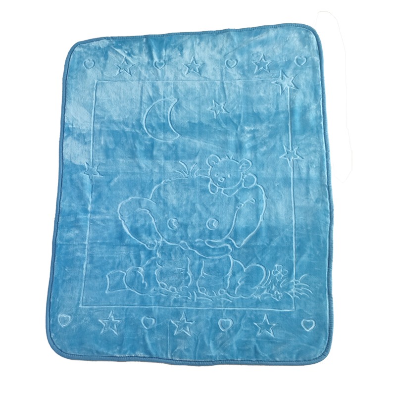 Couverture Bébé Perla Couleur unie 110/80Cm