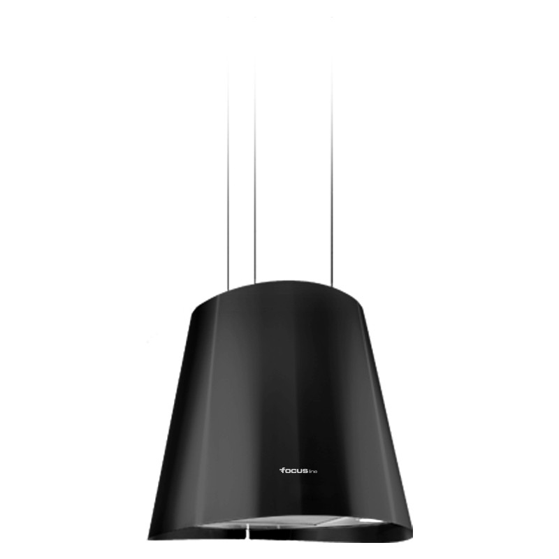 Hotte Centrale Lustre FOCUS LINE LAGO B – Noir