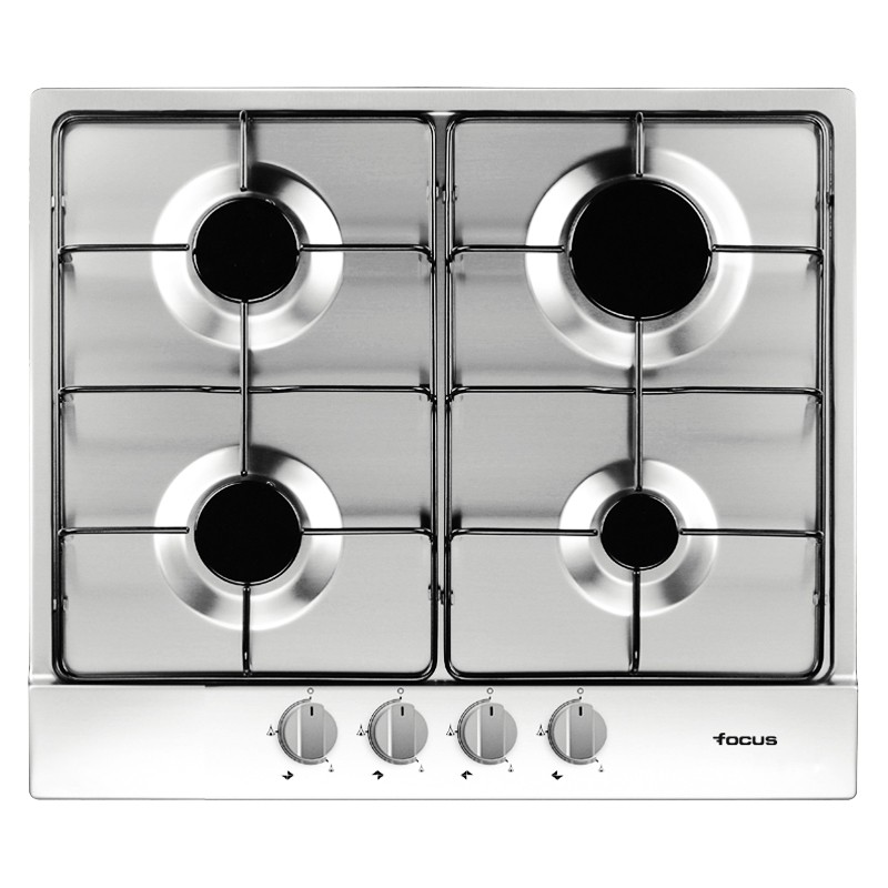 Plaque de Cuisson Encastrable FOCUS F401X 4 Feux 60cm - Inox